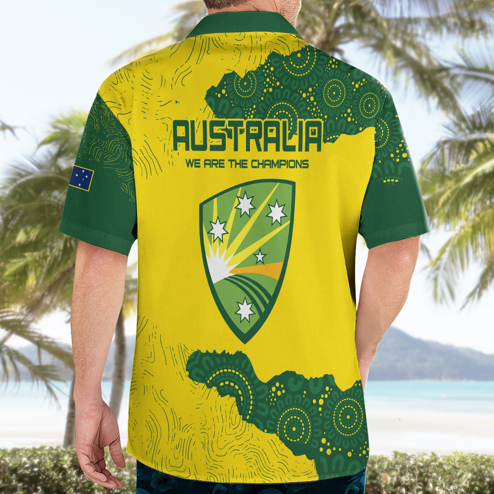 Australia Cricket Hawaiian Shirt History Commemorative World Cup Winners - Vibe Hoodie Shop