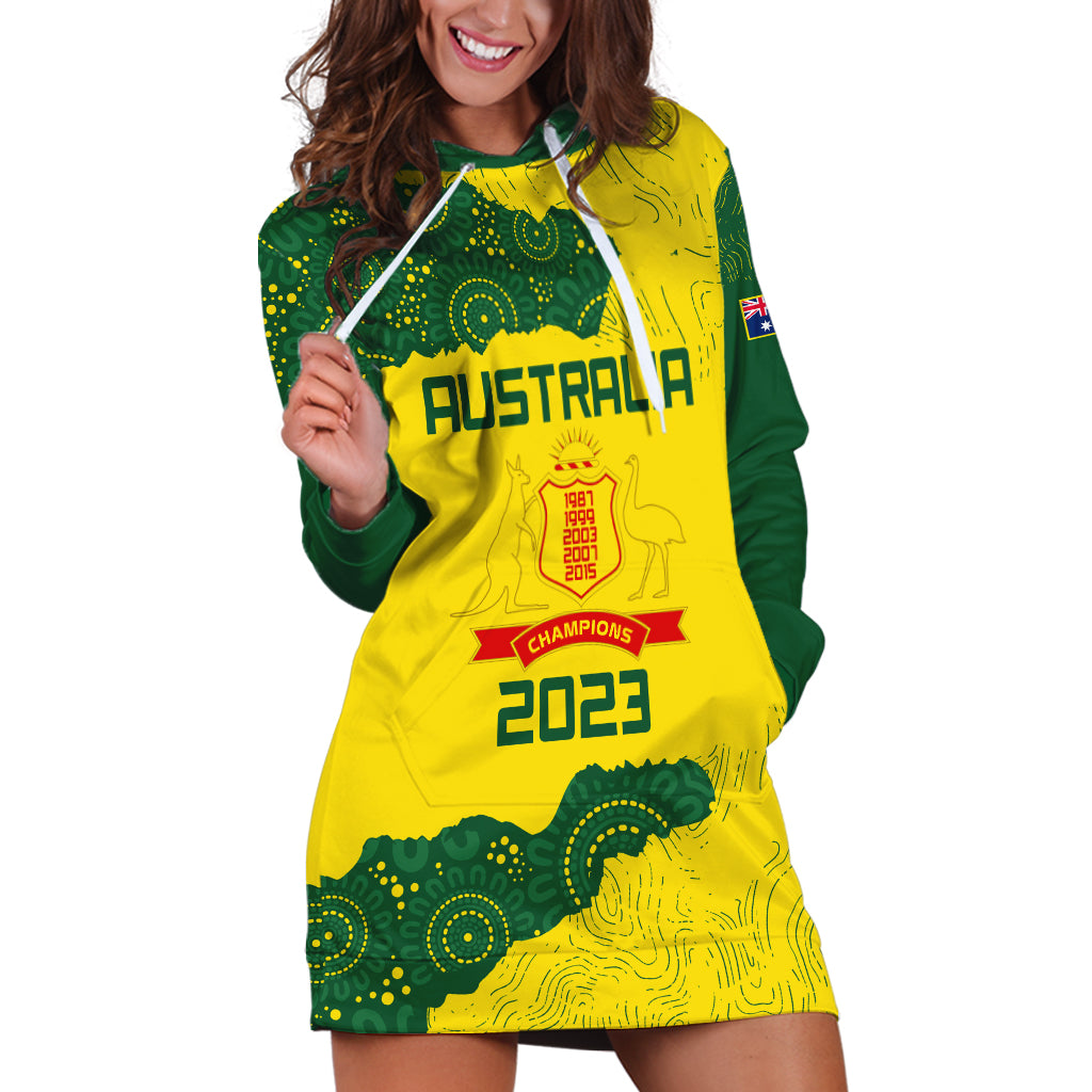 Australia Cricket Hoodie Dress History Commemorative World Cup Winners - Vibe Hoodie Shop