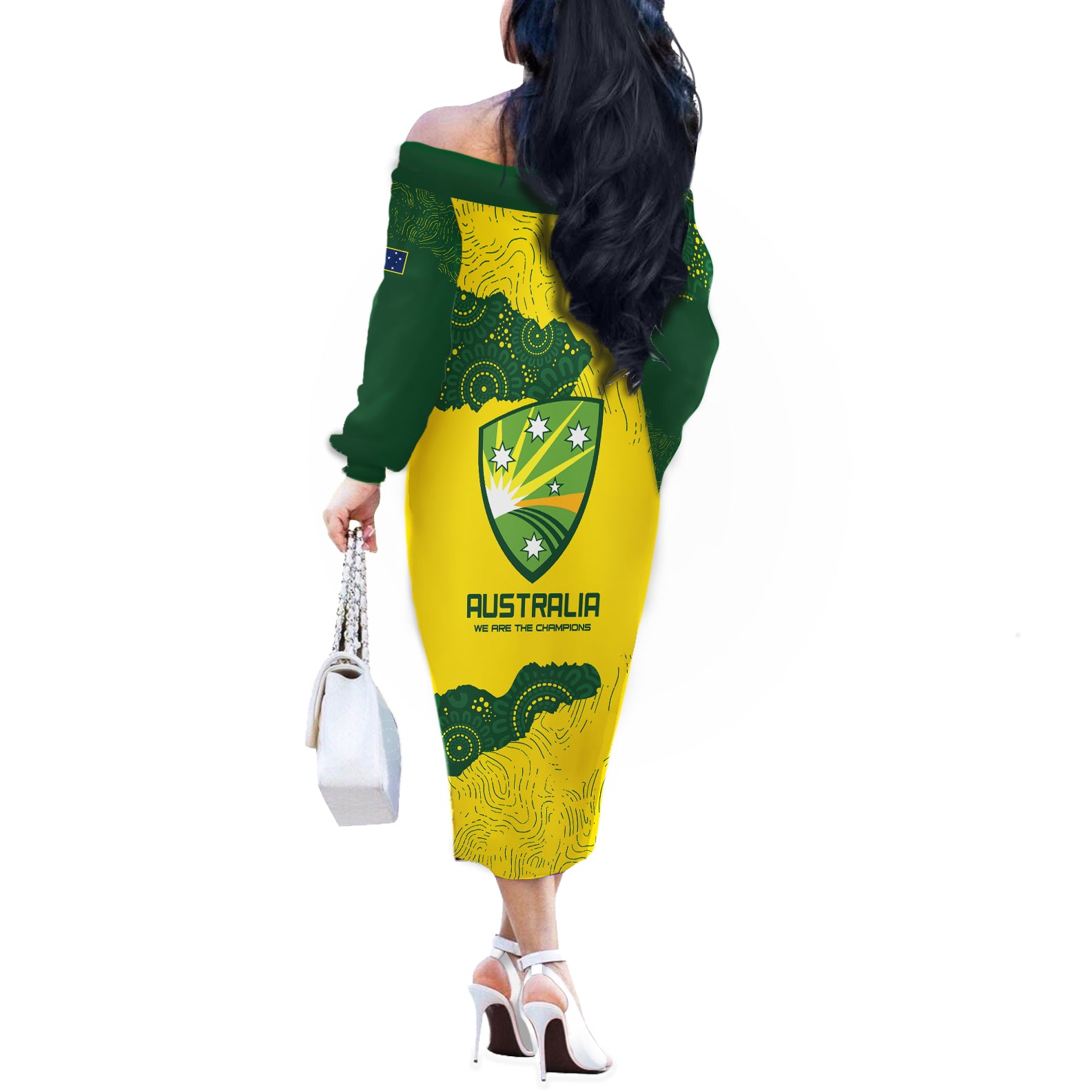 australia-cricket-off-the-shoulder-long-sleeve-dress-history-commemorative-world-cup-winners