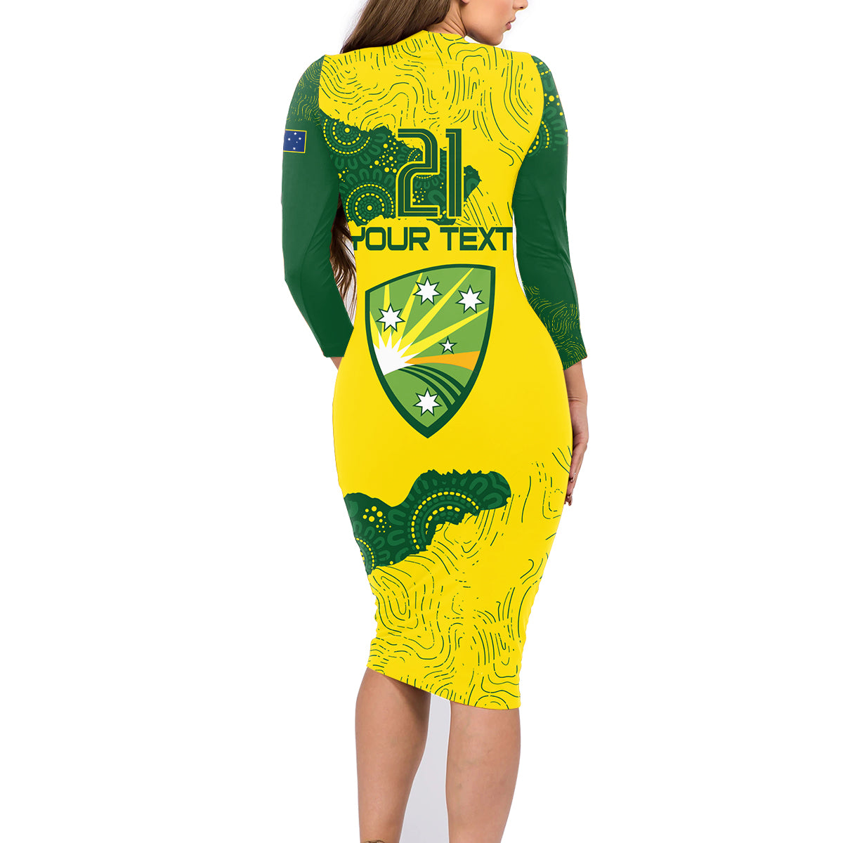 custom-australia-cricket-family-matching-long-sleeve-bodycon-dress-and-hawaiian-shirt-history-commemorative-world-cup-winners