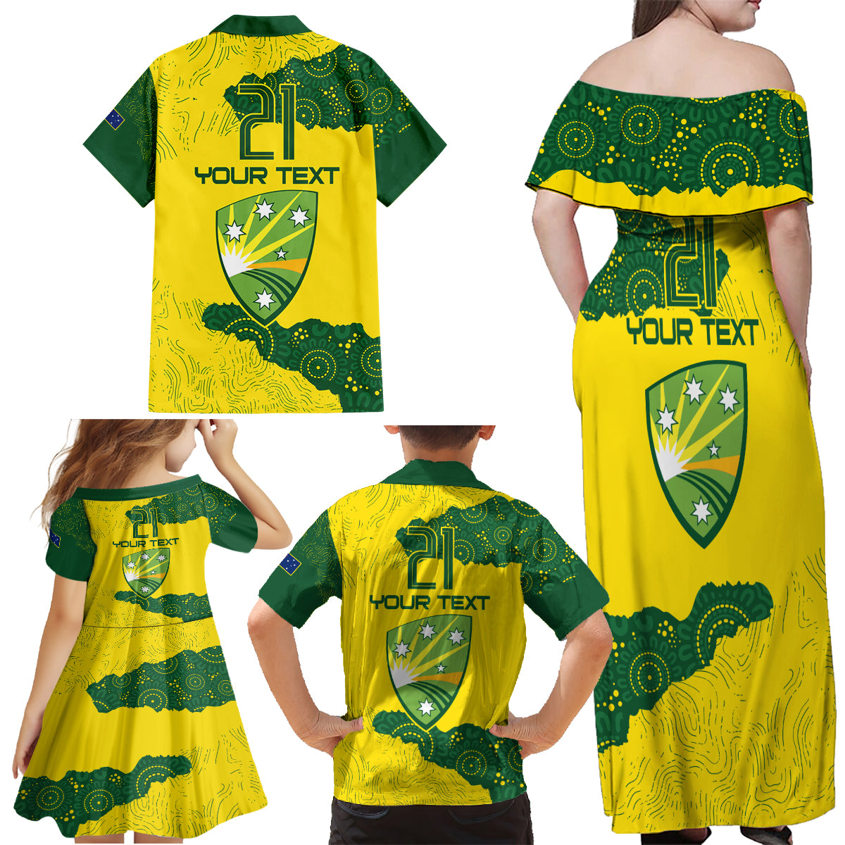 custom-australia-cricket-family-matching-off-shoulder-maxi-dress-and-hawaiian-shirt-history-commemorative-world-cup-winners