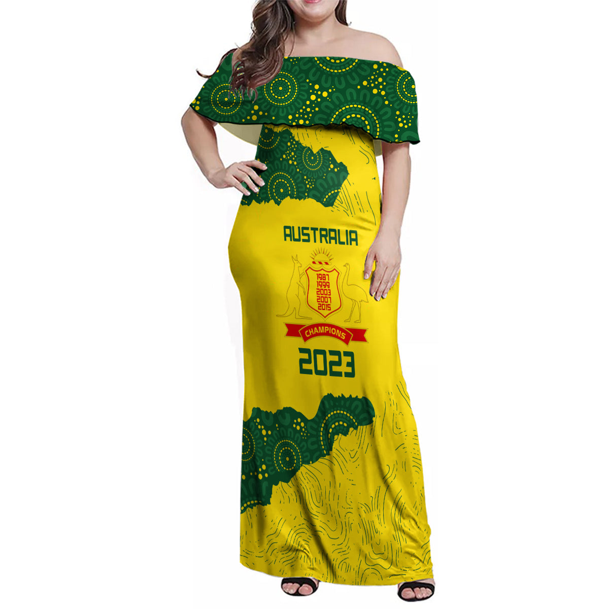 custom-australia-cricket-family-matching-off-shoulder-maxi-dress-and-hawaiian-shirt-history-commemorative-world-cup-winners