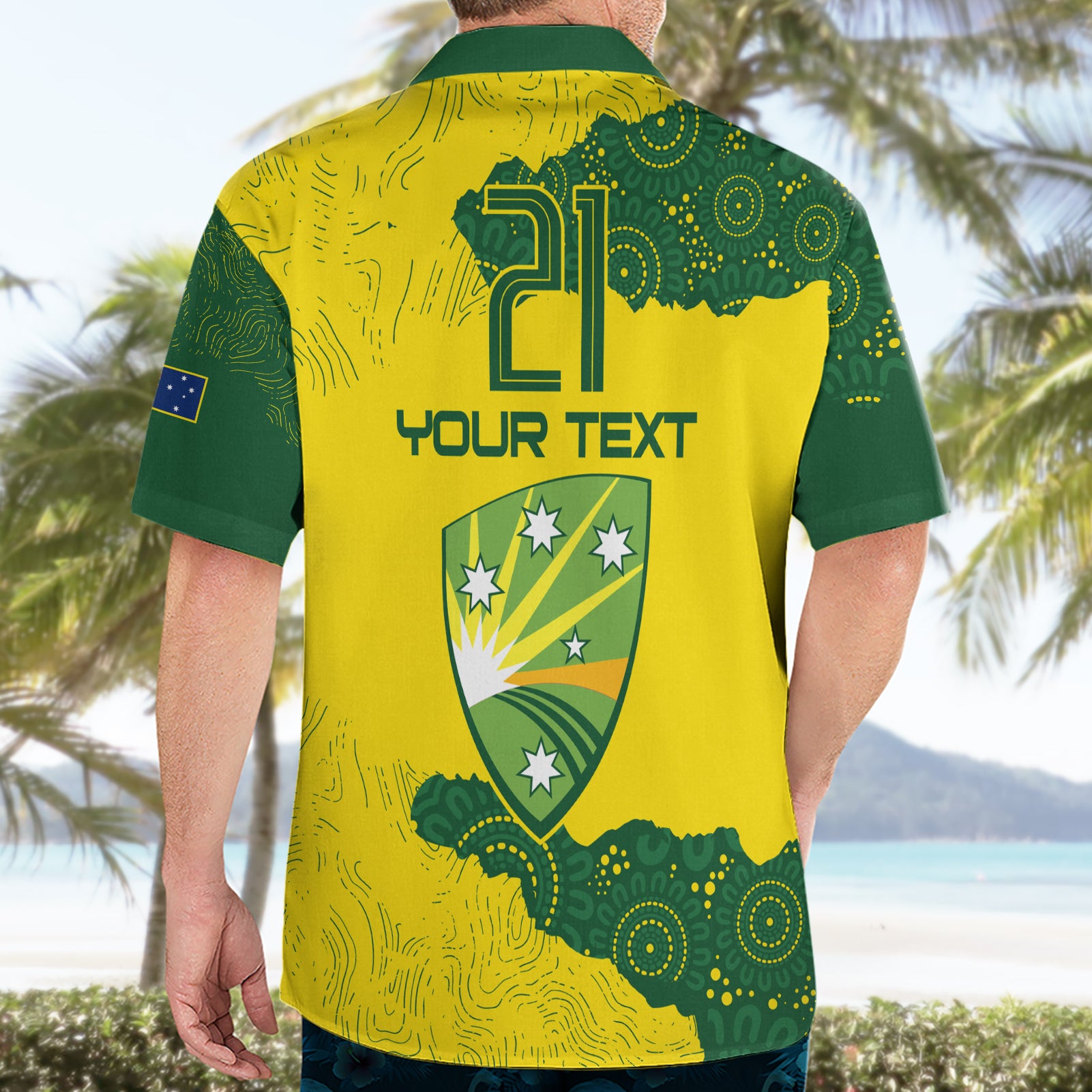 Custom Australia Cricket Hawaiian Shirt History Commemorative World Cup Winners - Vibe Hoodie Shop