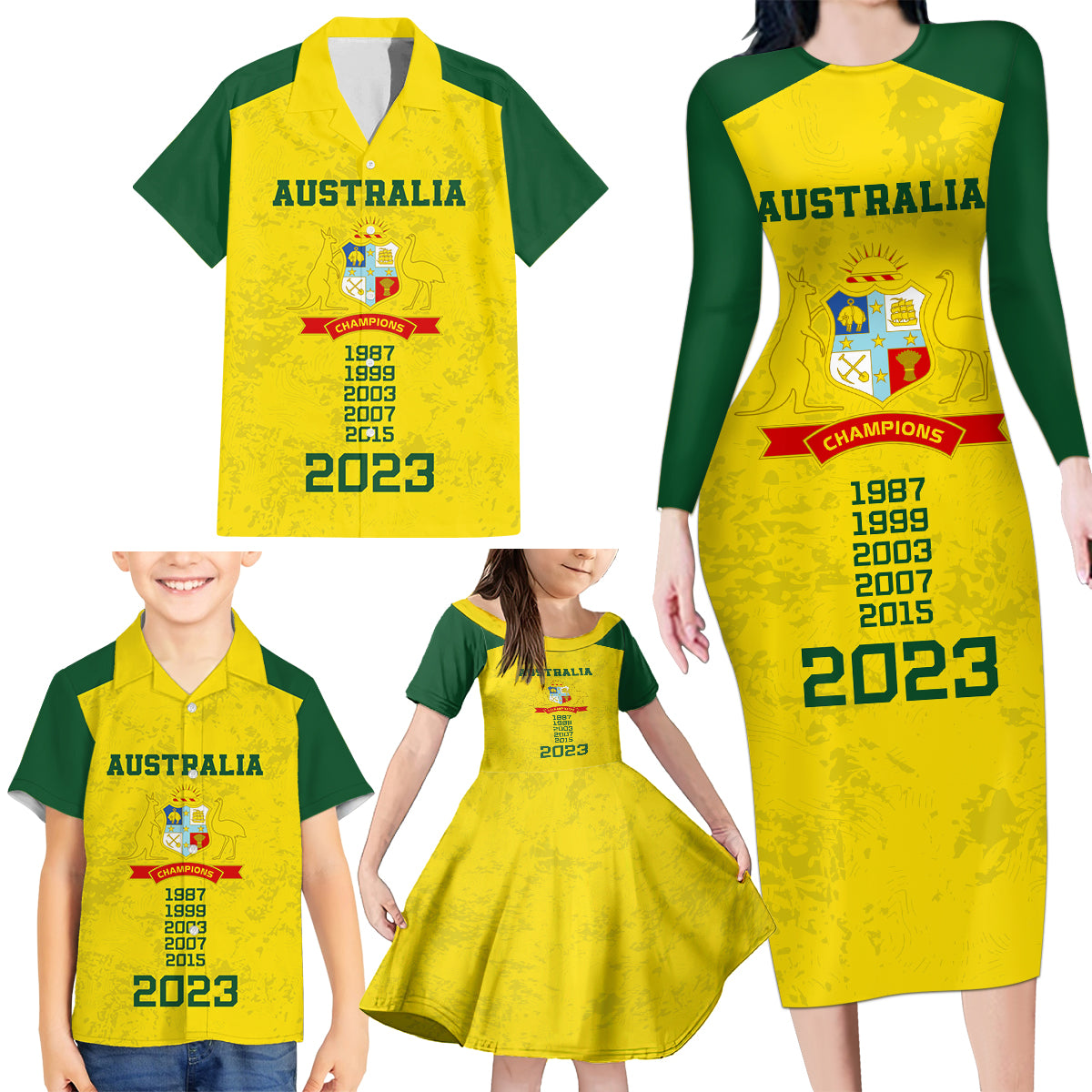 australia-cricket-family-matching-long-sleeve-bodycon-dress-and-hawaiian-shirt-history-champions-world-cup-unique