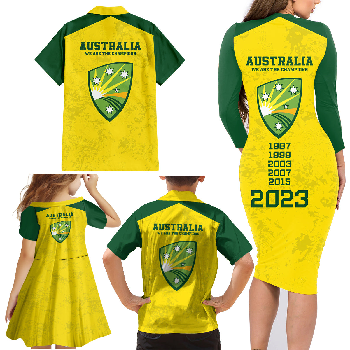 australia-cricket-family-matching-long-sleeve-bodycon-dress-and-hawaiian-shirt-history-champions-world-cup-unique