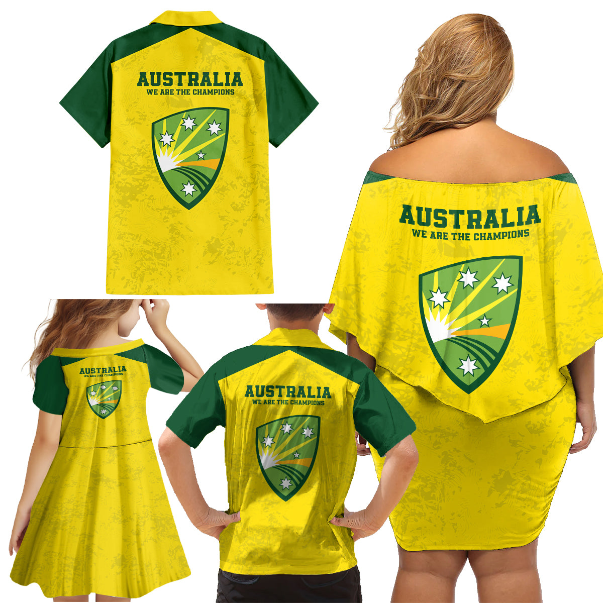 australia-cricket-family-matching-off-shoulder-short-dress-and-hawaiian-shirt-history-champions-world-cup-unique