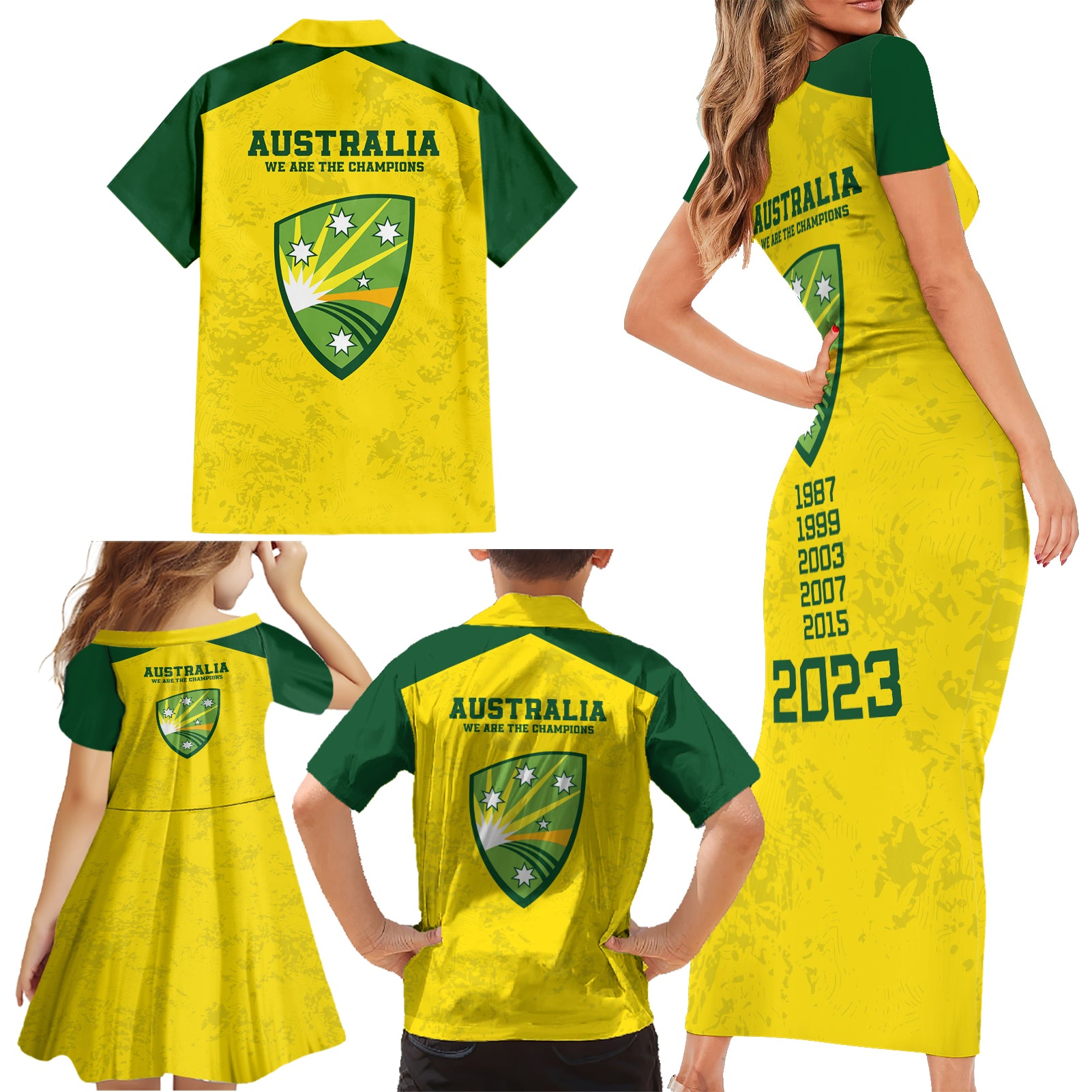 australia-cricket-family-matching-short-sleeve-bodycon-dress-and-hawaiian-shirt-history-champions-world-cup-unique