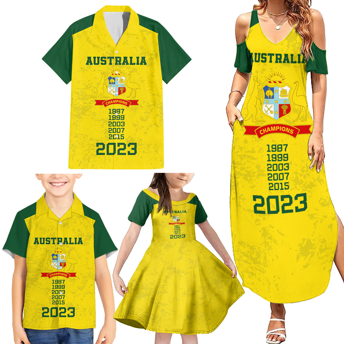 australia-cricket-family-matching-summer-maxi-dress-and-hawaiian-shirt-history-champions-world-cup-unique