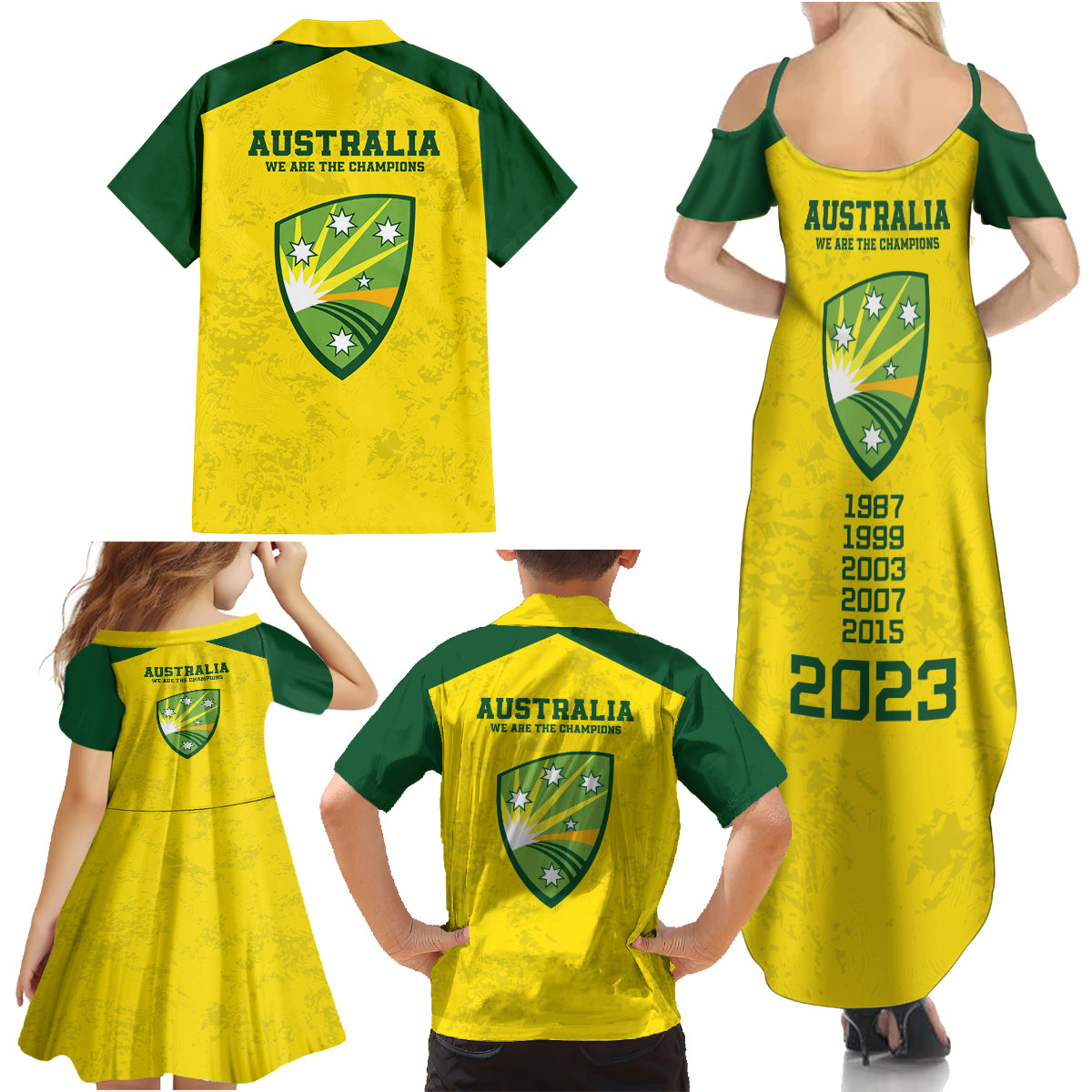 australia-cricket-family-matching-summer-maxi-dress-and-hawaiian-shirt-history-champions-world-cup-unique