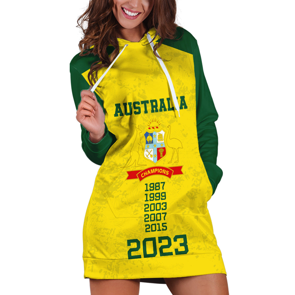 Australia Cricket Hoodie Dress History Champions World Cup Unique - Vibe Hoodie Shop