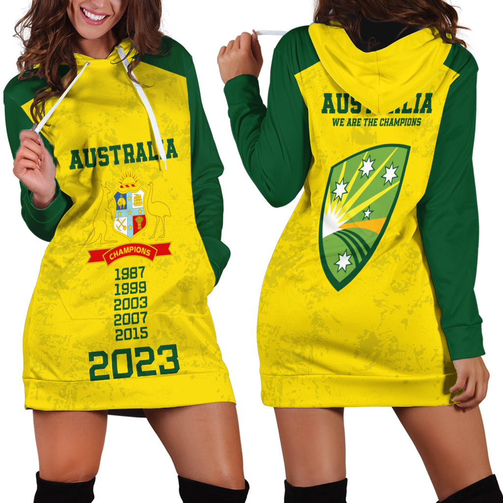 Australia Cricket Hoodie Dress History Champions World Cup Unique - Vibe Hoodie Shop