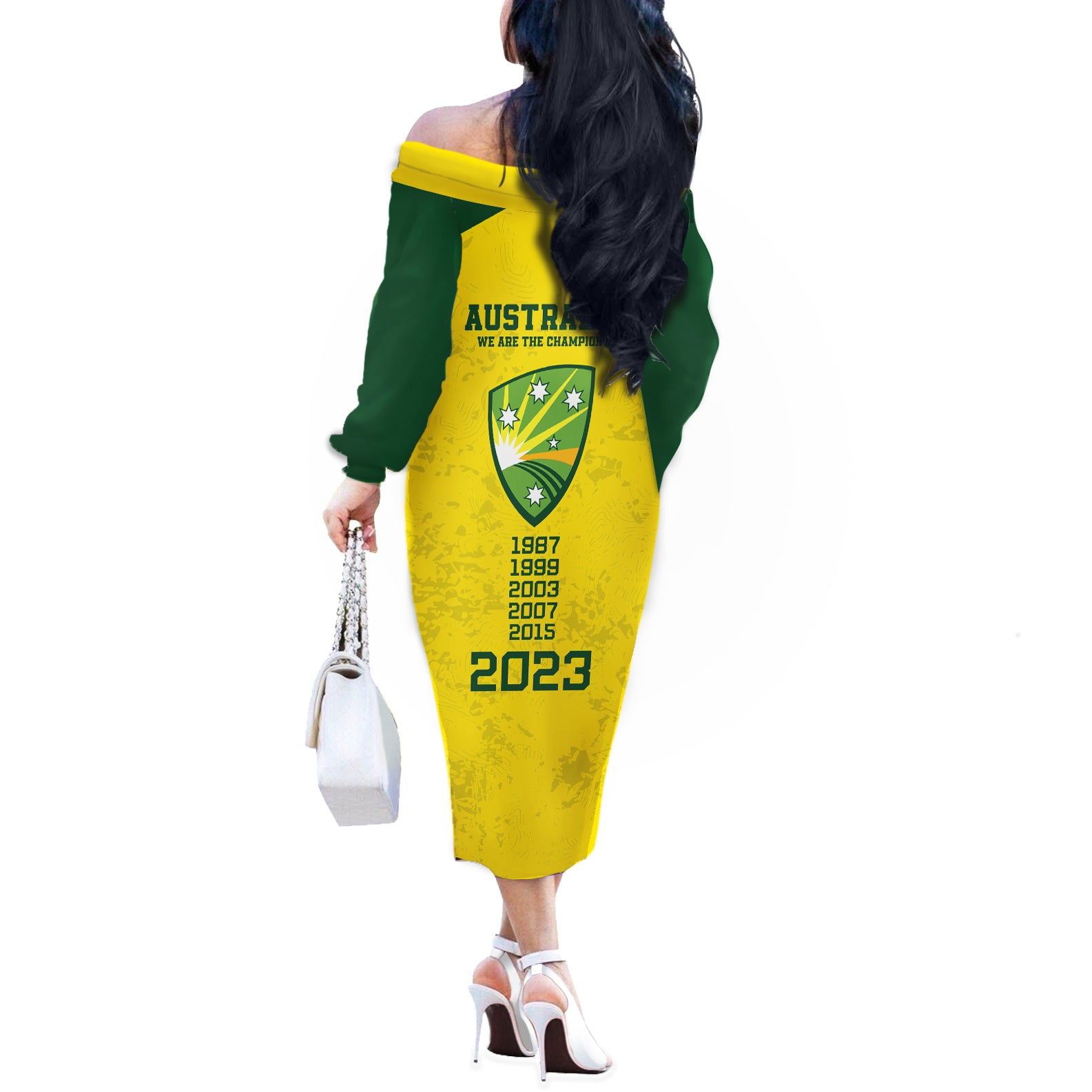 australia-cricket-off-the-shoulder-long-sleeve-dress-history-champions-world-cup-unique