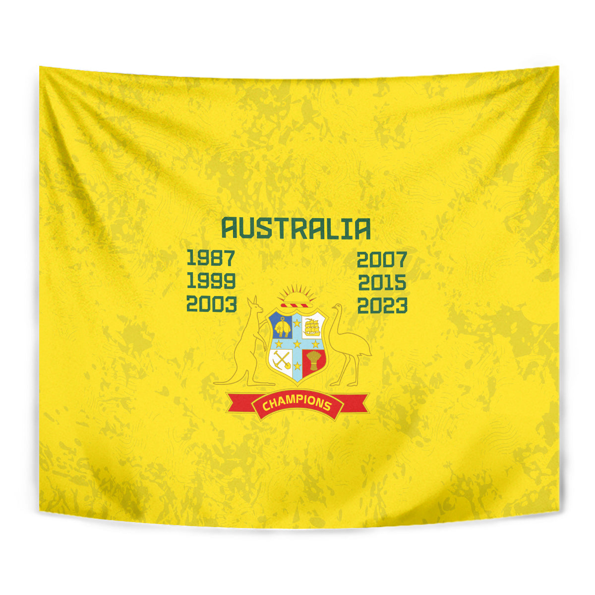 Australia Cricket Tapestry History Champions World Cup Unique - Vibe Hoodie Shop