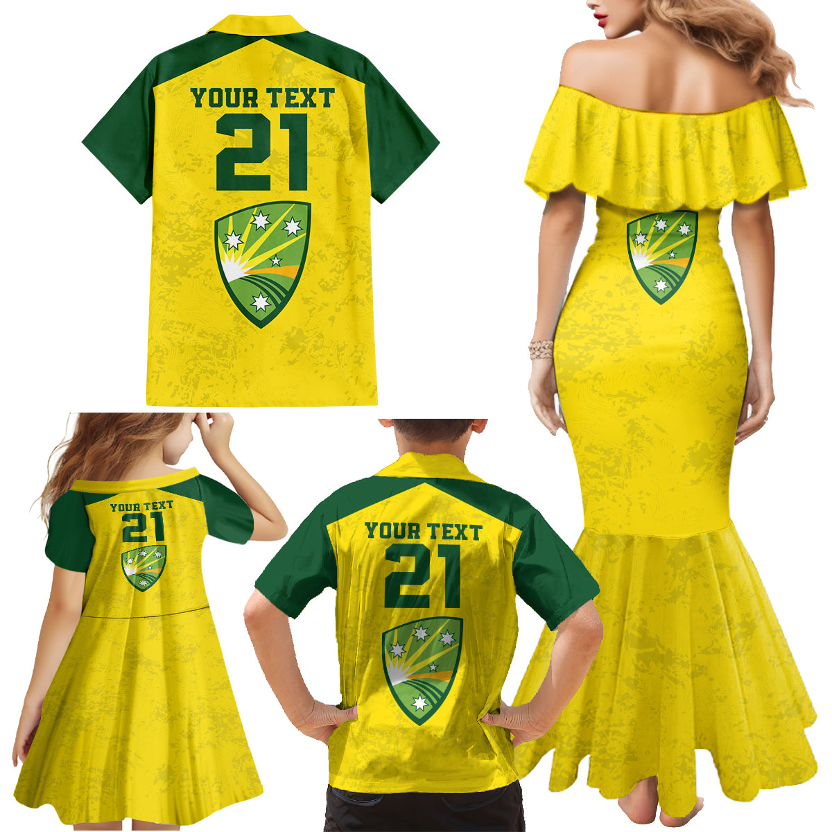 custom-australia-cricket-family-matching-mermaid-dress-and-hawaiian-shirt-history-champions-world-cup-unique