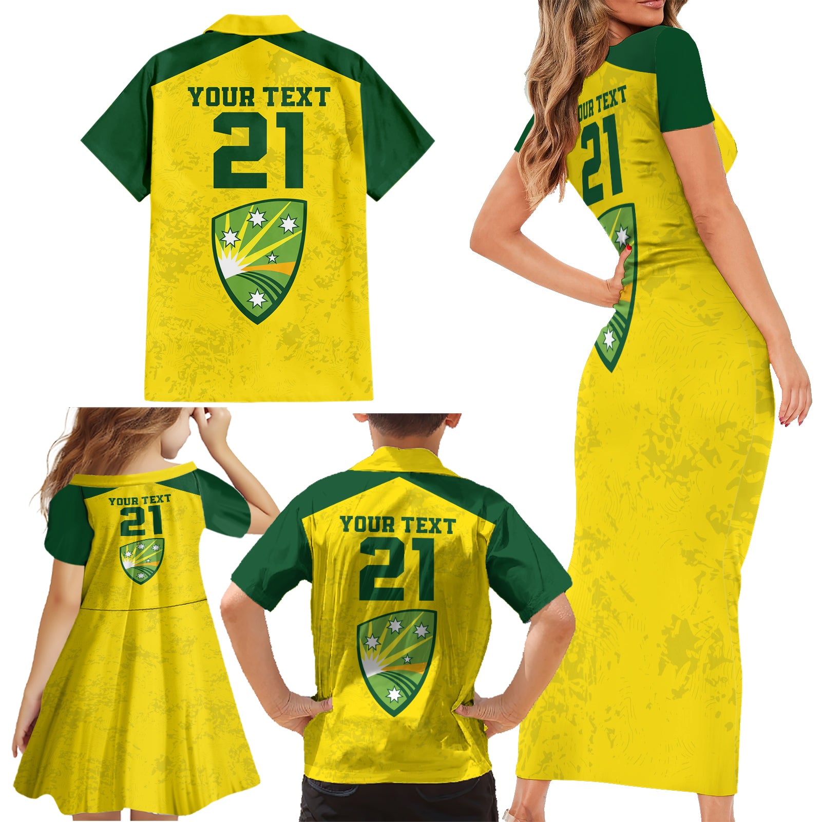 custom-australia-cricket-family-matching-short-sleeve-bodycon-dress-and-hawaiian-shirt-history-champions-world-cup-unique