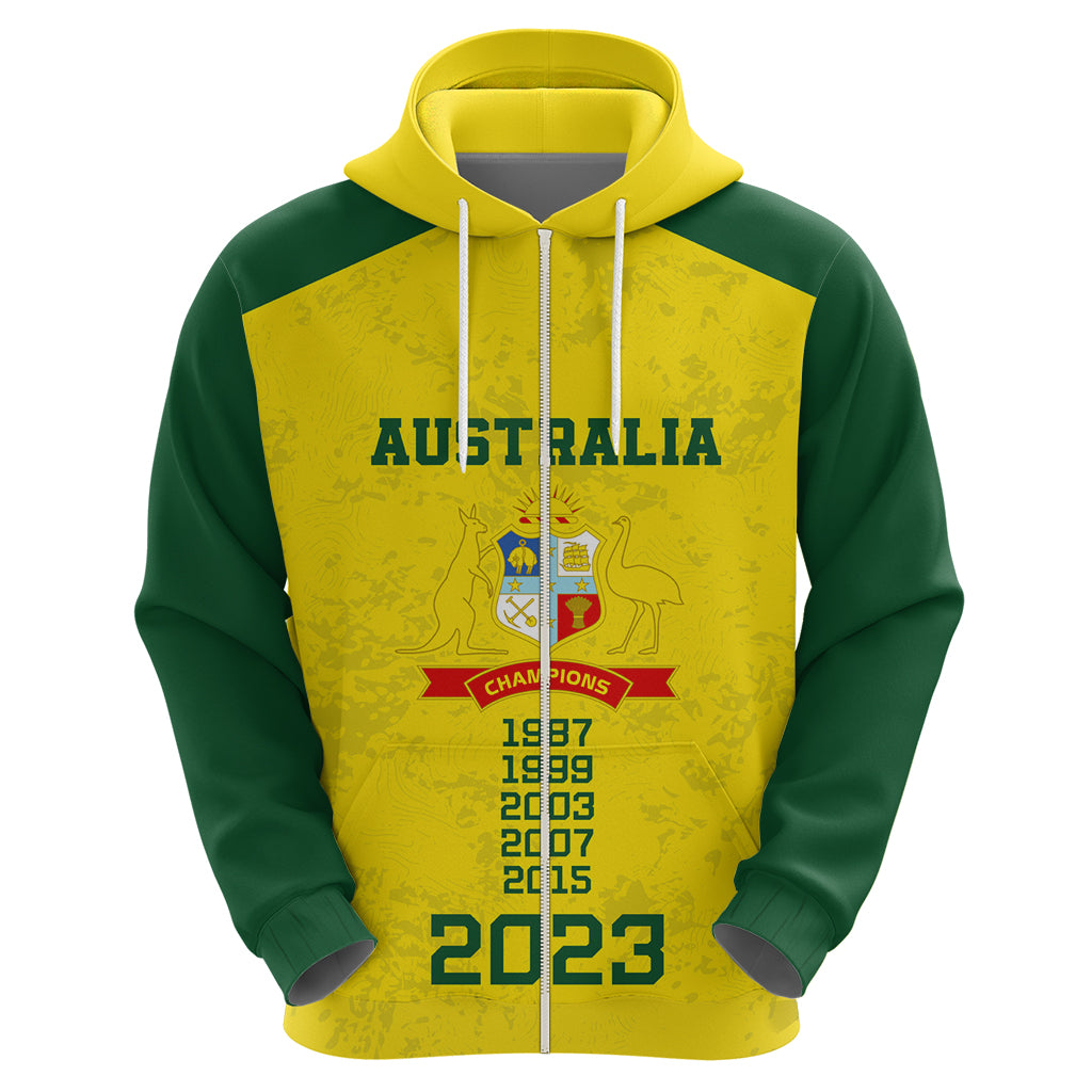 Custom Australia Cricket Hoodie History Champions World Cup Unique LT9 - Vibe Hoodie Shop