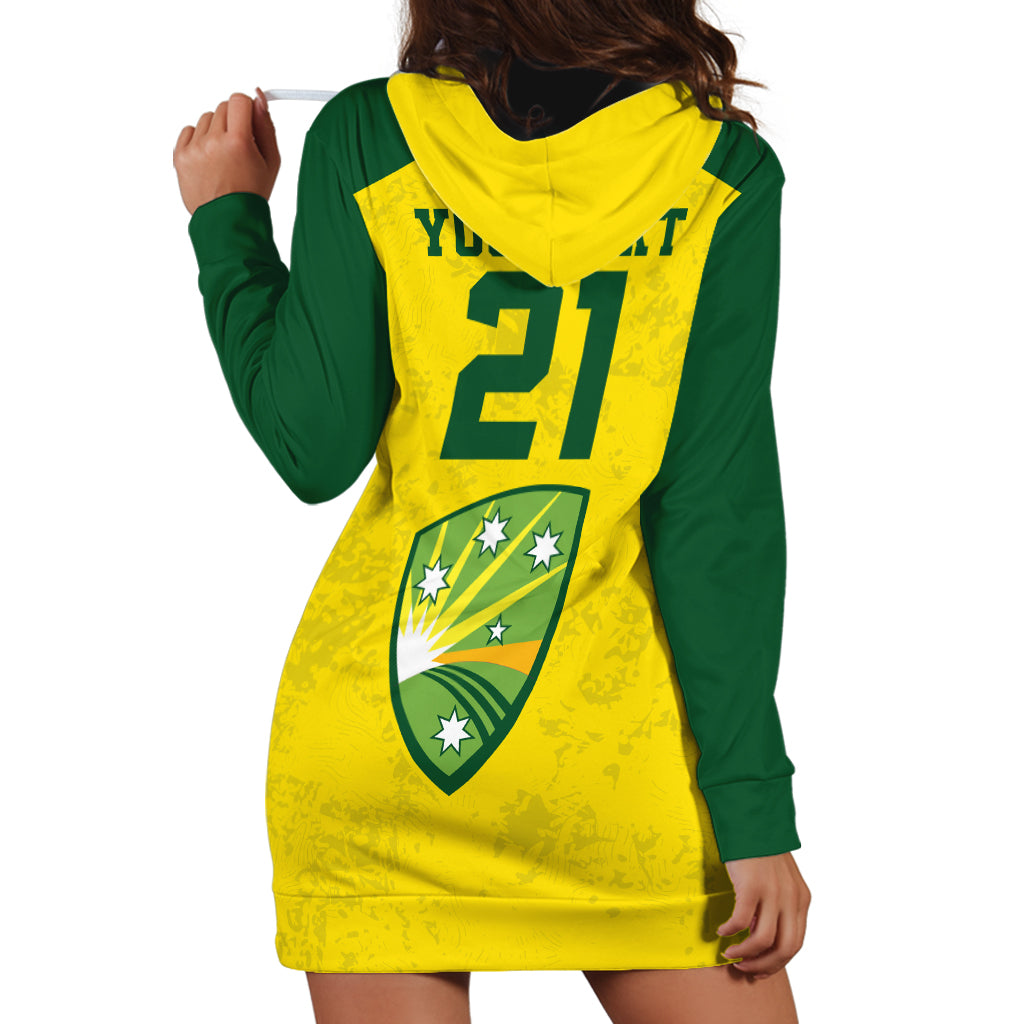 Custom Australia Cricket Hoodie Dress History Champions World Cup Unique - Vibe Hoodie Shop