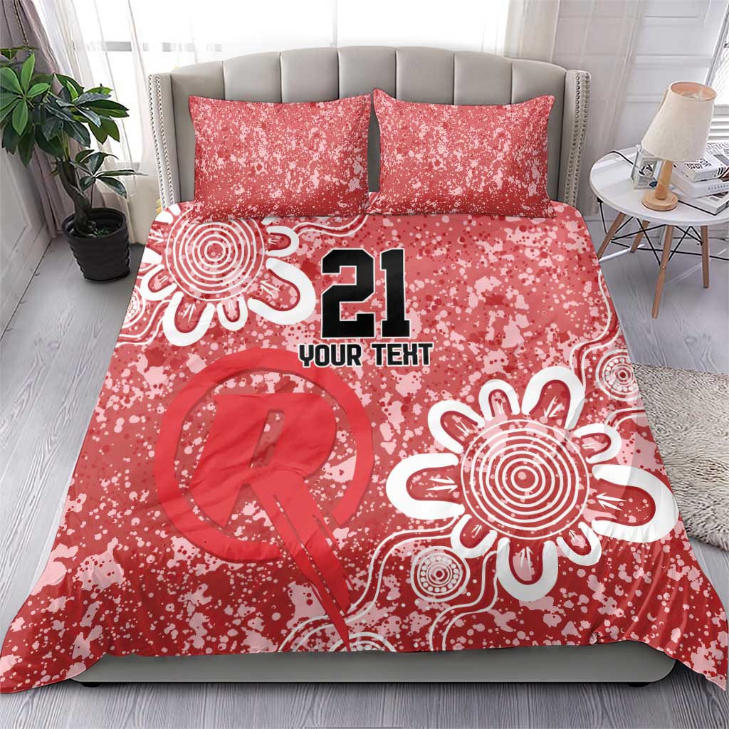 Australian Renegades Cricket Custom Bedding Set Minimalism Aboriginal - Vibe Hoodie Shop
