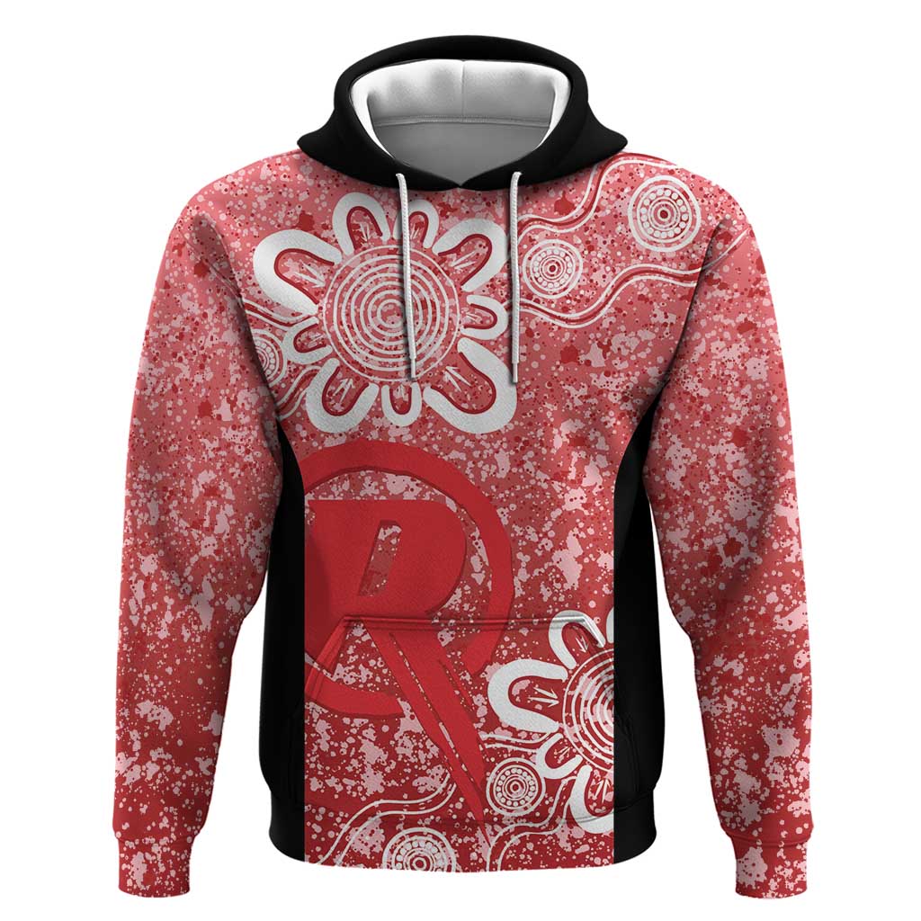 Australian Renegades Cricket Custom Hoodie Minimalism Aboriginal LT9 - Vibe Hoodie Shop