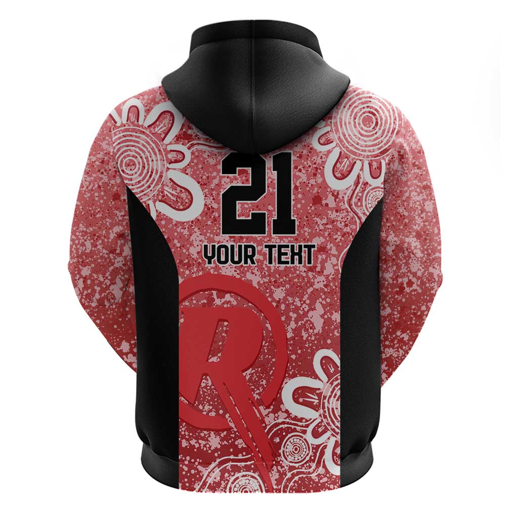 Australian Renegades Cricket Custom Hoodie Minimalism Aboriginal LT9 - Vibe Hoodie Shop