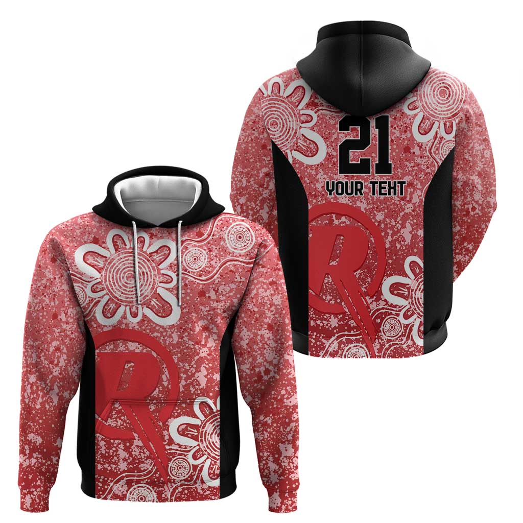 Australian Renegades Cricket Custom Hoodie Minimalism Aboriginal LT9 - Vibe Hoodie Shop