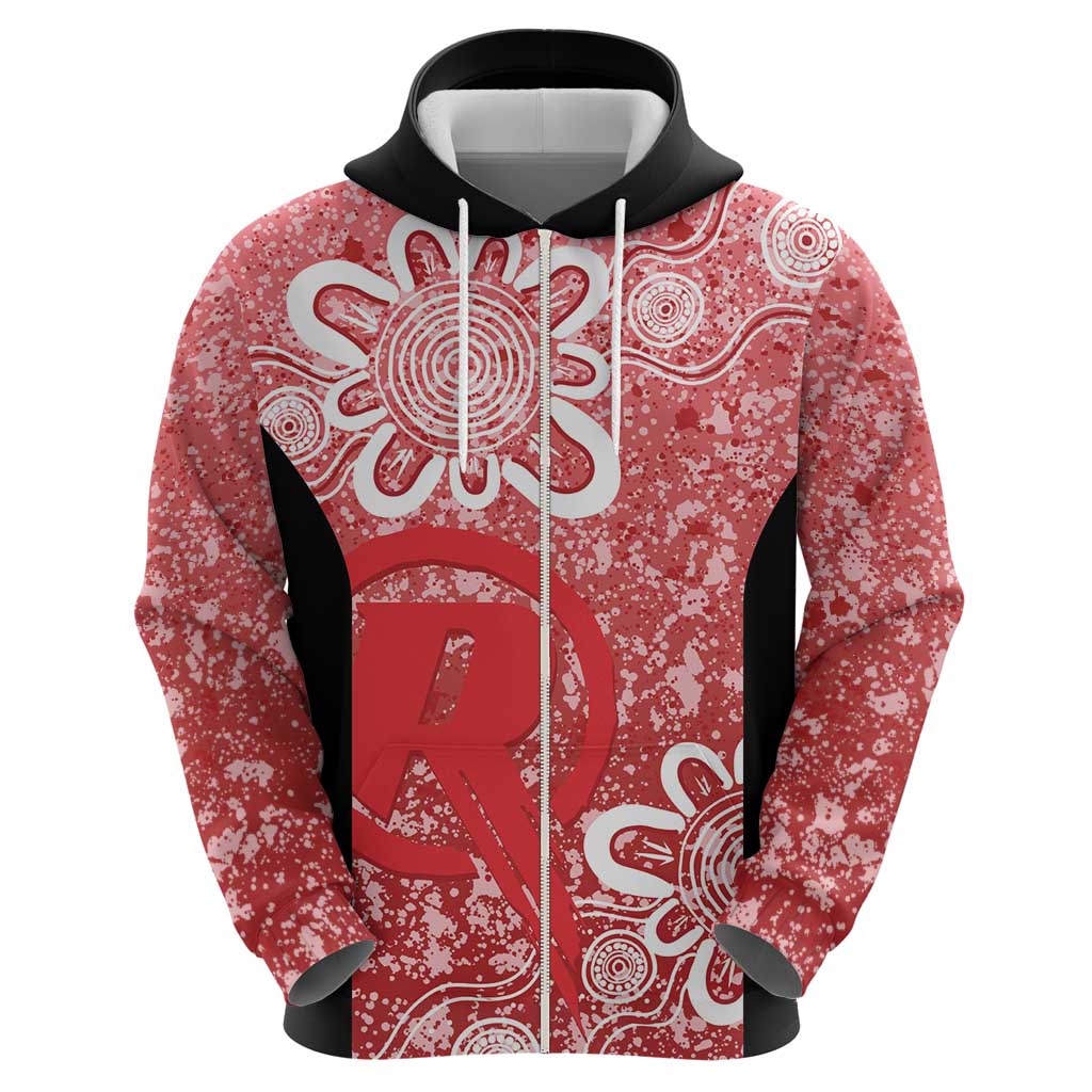 Australian Renegades Cricket Custom Hoodie Minimalism Aboriginal LT9 - Vibe Hoodie Shop