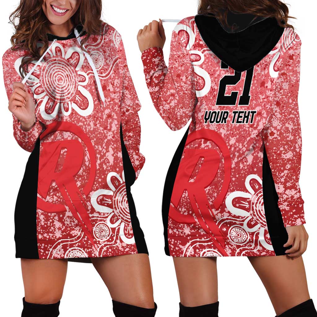 Australian Renegades Cricket Custom Hoodie Dress Minimalism Aboriginal - Vibe Hoodie Shop