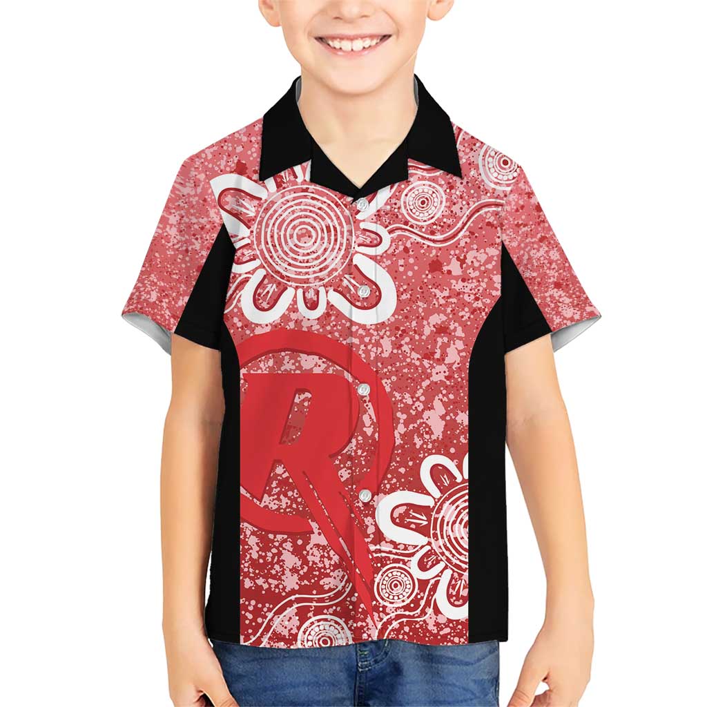 Australian Renegades Cricket Custom Kid Hawaiian Shirt Minimalism Aboriginal