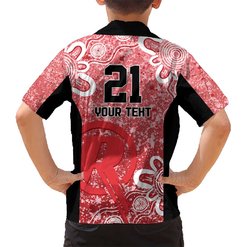 Australian Renegades Cricket Custom Kid Hawaiian Shirt Minimalism Aboriginal