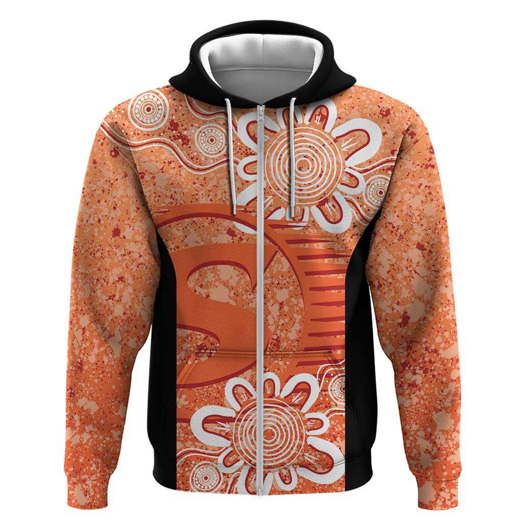 Australian Scorchers Cricket Custom Hoodie Minimalism Aboriginal LT9 - Vibe Hoodie Shop