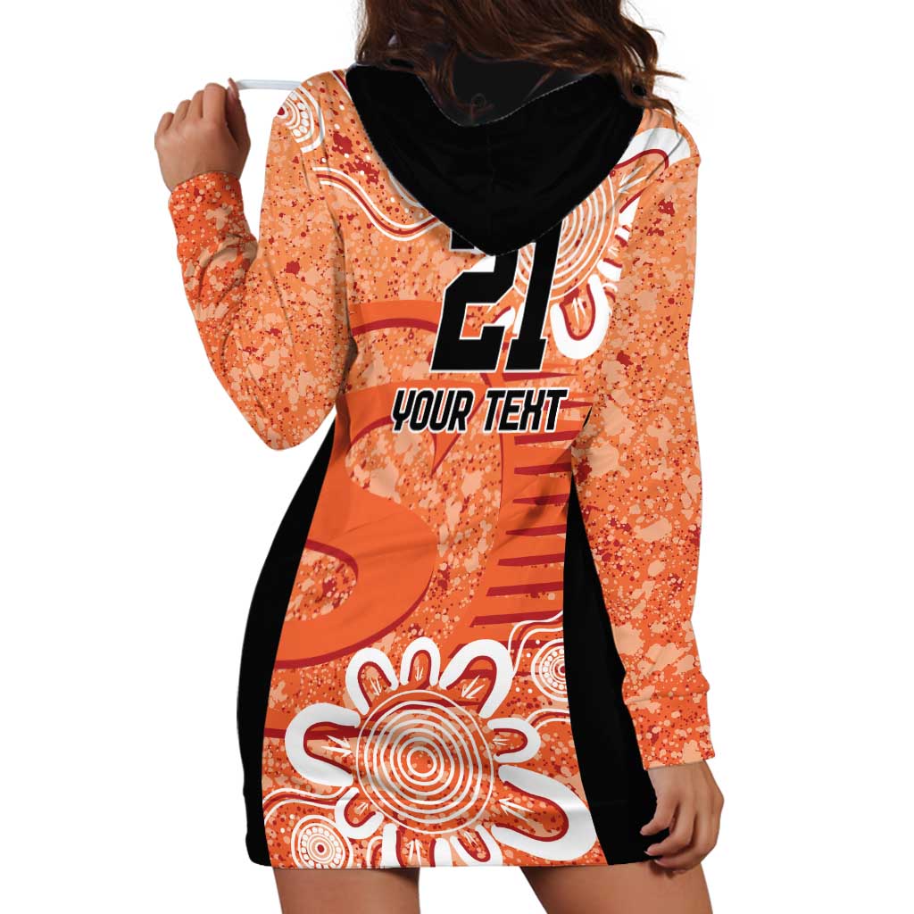 Australian Scorchers Cricket Custom Hoodie Dress Minimalism Aboriginal - Vibe Hoodie Shop