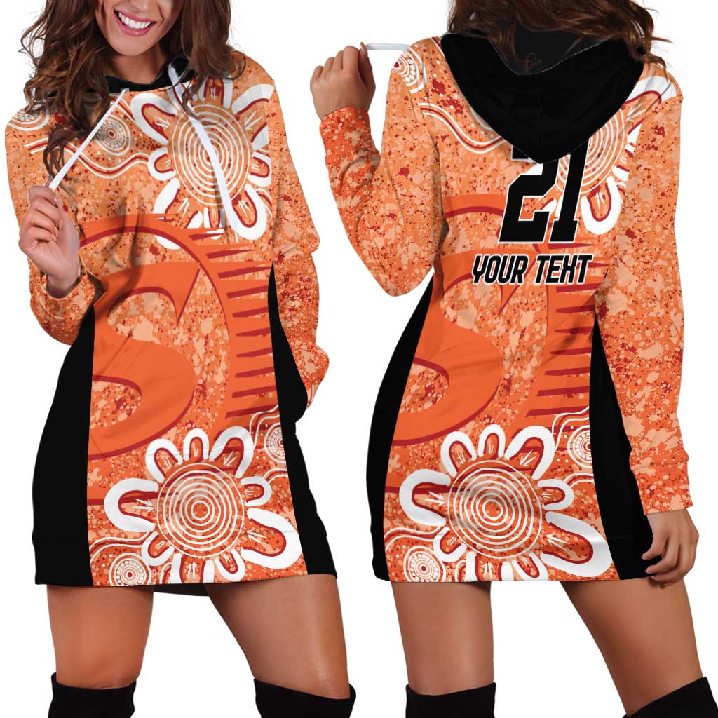 Australian Scorchers Cricket Custom Hoodie Dress Minimalism Aboriginal - Vibe Hoodie Shop