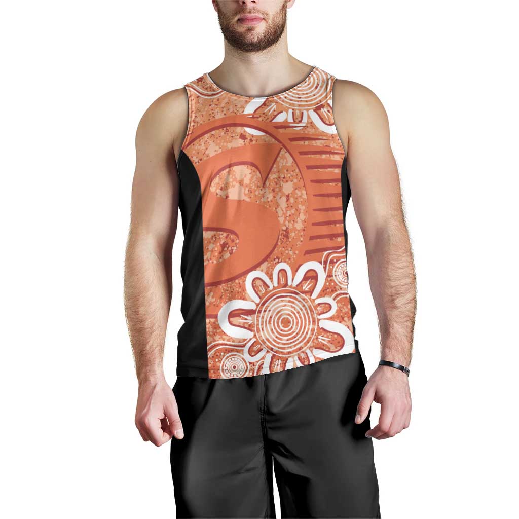 Australian Scorchers Cricket Custom Men Tank Top Minimalism Aboriginal - Vibe Hoodie Shop