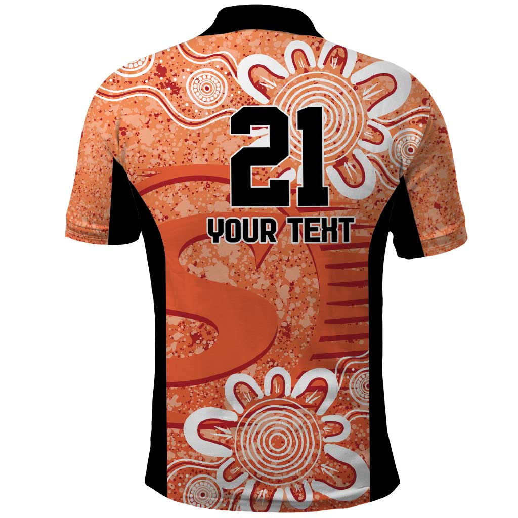 Australian Scorchers Cricket Custom Polo Shirt Minimalism Aboriginal LT9 - Vibe Hoodie Shop