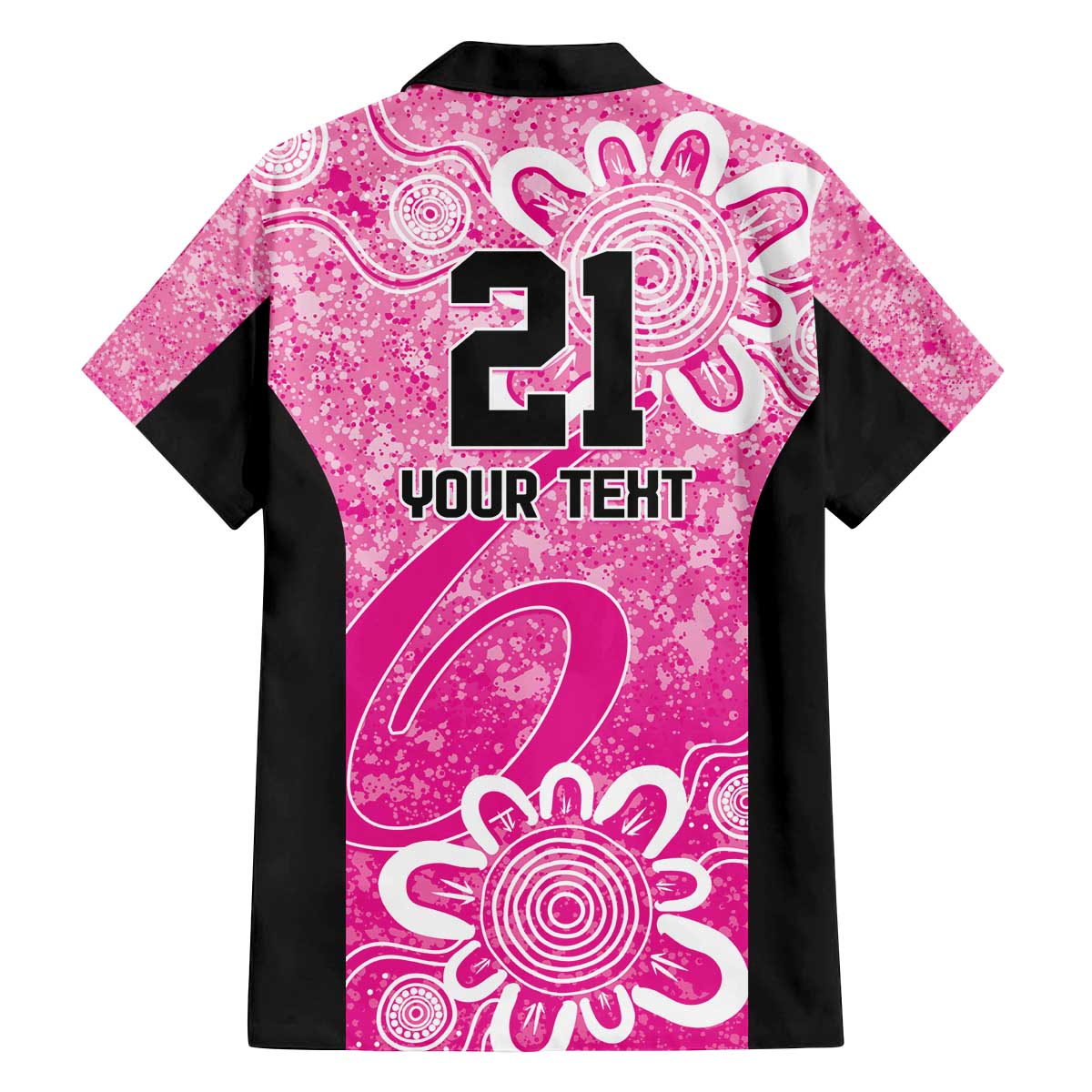 Australian Sixers Cricket Custom Family Matching Off The Shoulder Long Sleeve Dress and Hawaiian Shirt Minimalism Aboriginal