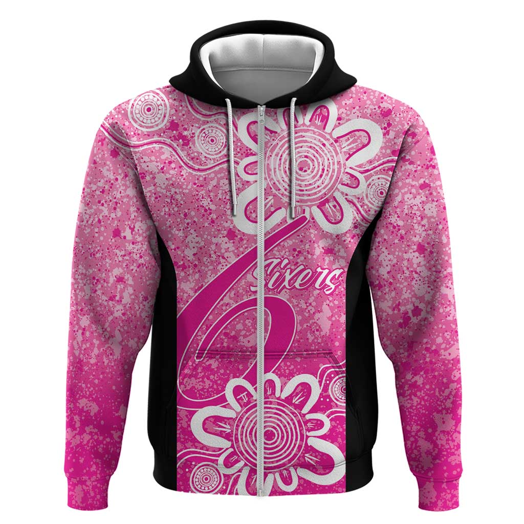 Australian Sixers Cricket Custom Hoodie Minimalism Aboriginal LT9 - Vibe Hoodie Shop