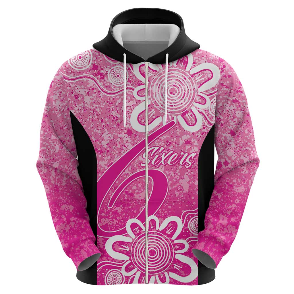 Australian Sixers Cricket Custom Hoodie Minimalism Aboriginal LT9 - Vibe Hoodie Shop