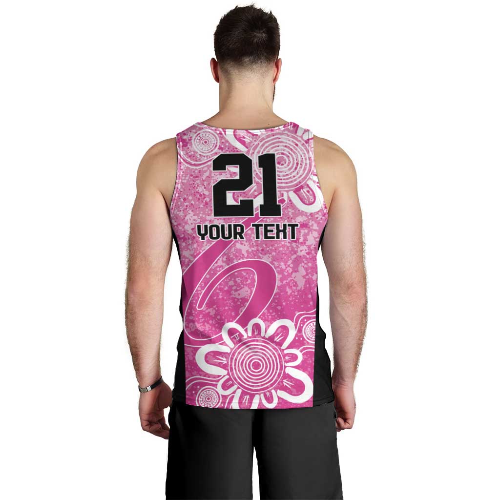 Australian Sixers Cricket Custom Men Tank Top Minimalism Aboriginal - Vibe Hoodie Shop