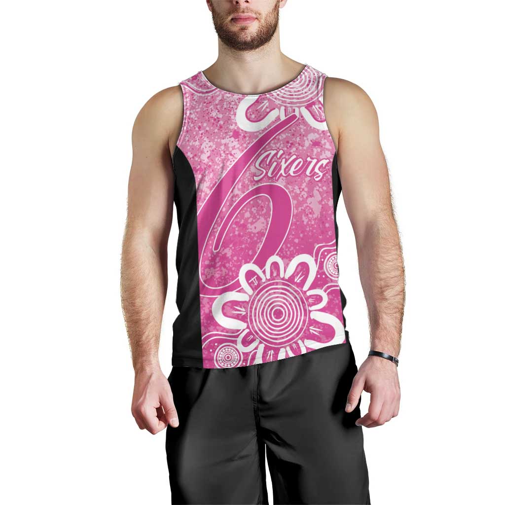 Australian Sixers Cricket Custom Men Tank Top Minimalism Aboriginal - Vibe Hoodie Shop