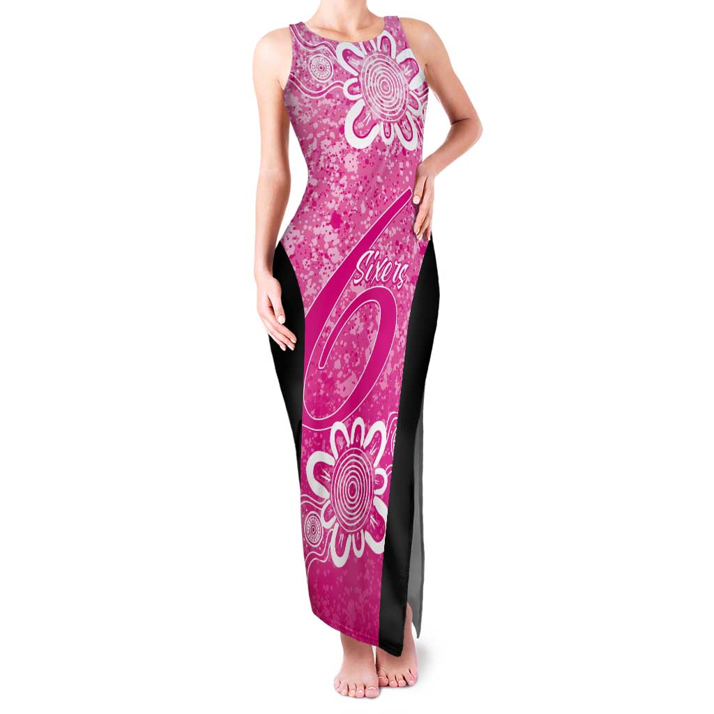 Australian Sixers Cricket Custom Tank Maxi Dress Minimalism Aboriginal