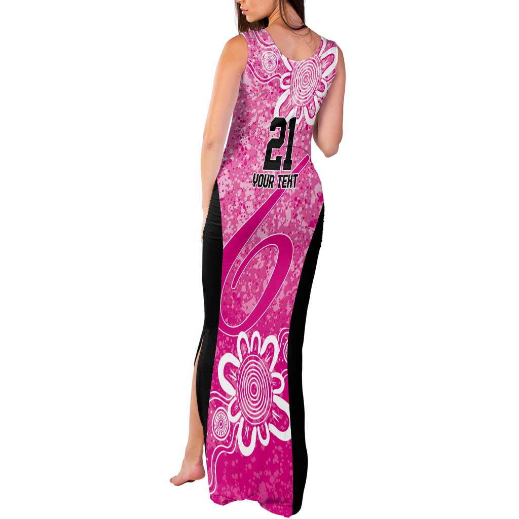 Australian Sixers Cricket Custom Tank Maxi Dress Minimalism Aboriginal