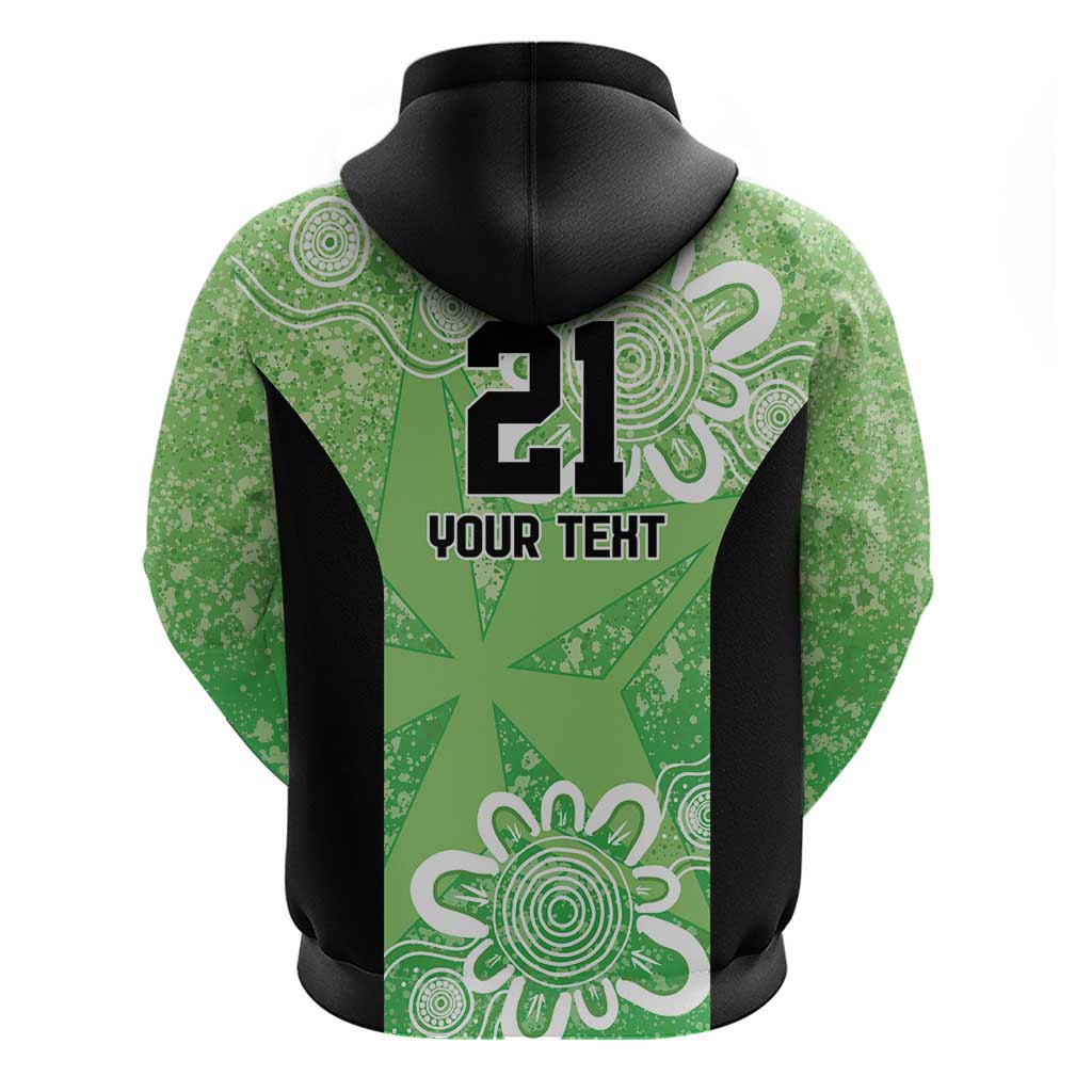Australian Stars Cricket Custom Hoodie Minimalism Aboriginal LT9 - Vibe Hoodie Shop