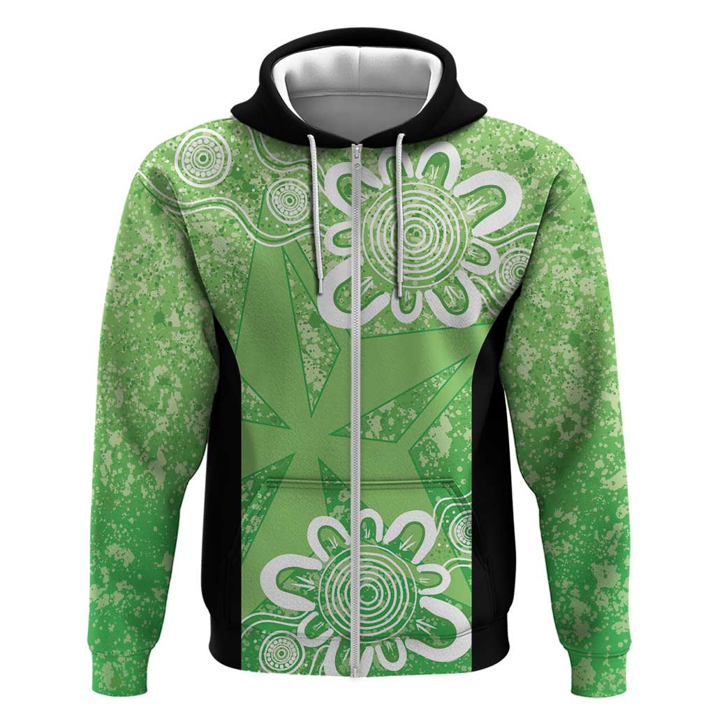 Australian Stars Cricket Custom Hoodie Minimalism Aboriginal LT9 - Vibe Hoodie Shop