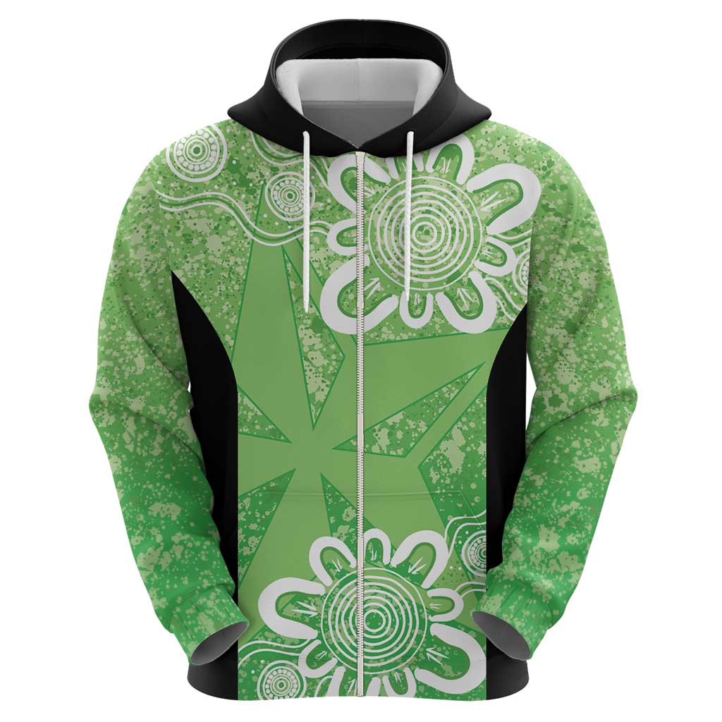 Australian Stars Cricket Custom Hoodie Minimalism Aboriginal LT9 - Vibe Hoodie Shop