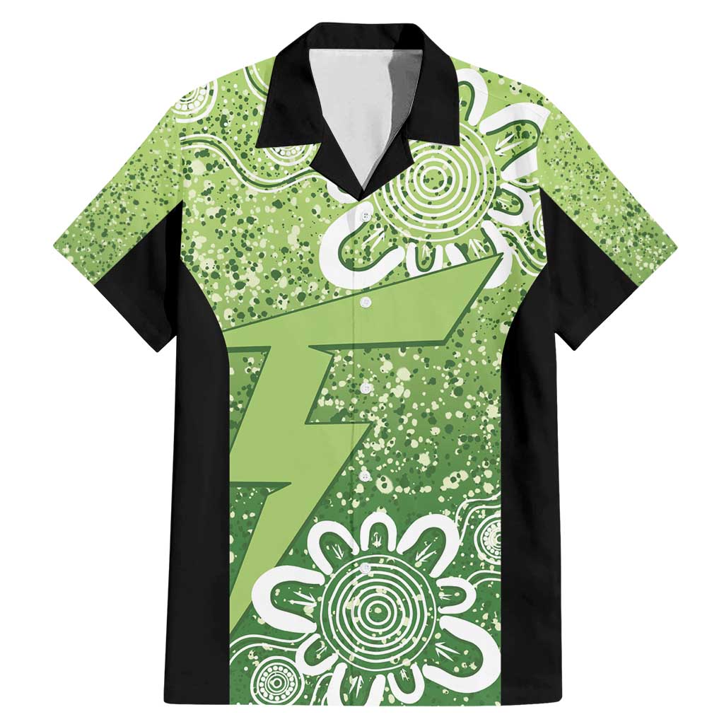 Australian Thunder Cricket Custom Family Matching Mermaid Dress and Hawaiian Shirt Minimalism Aboriginal