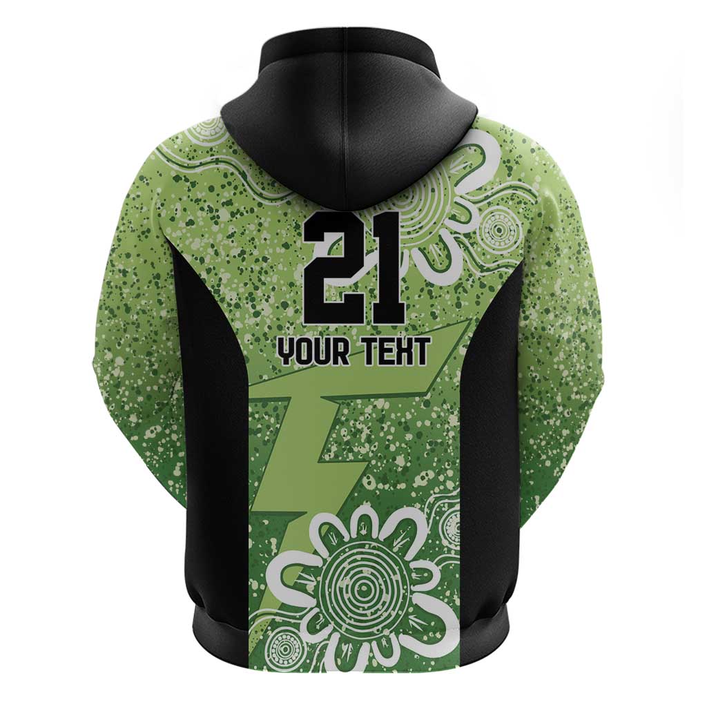 Australian Thunder Cricket Custom Hoodie Minimalism Aboriginal LT9 - Vibe Hoodie Shop