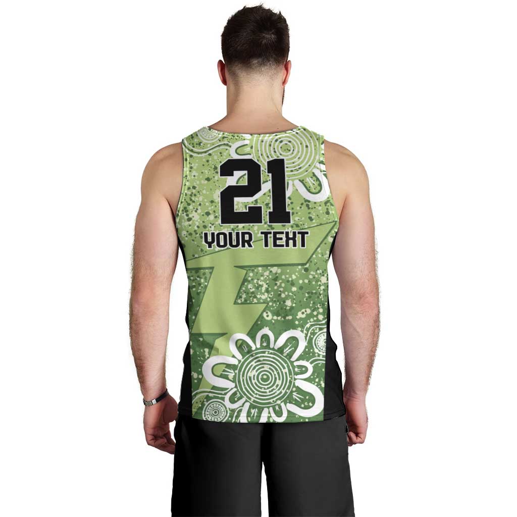 Australian Thunder Cricket Custom Men Tank Top Minimalism Aboriginal - Vibe Hoodie Shop