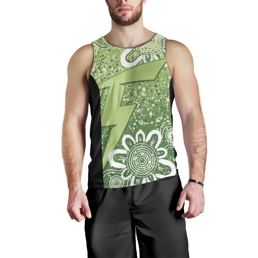 Australian Thunder Cricket Custom Men Tank Top Minimalism Aboriginal - Vibe Hoodie Shop