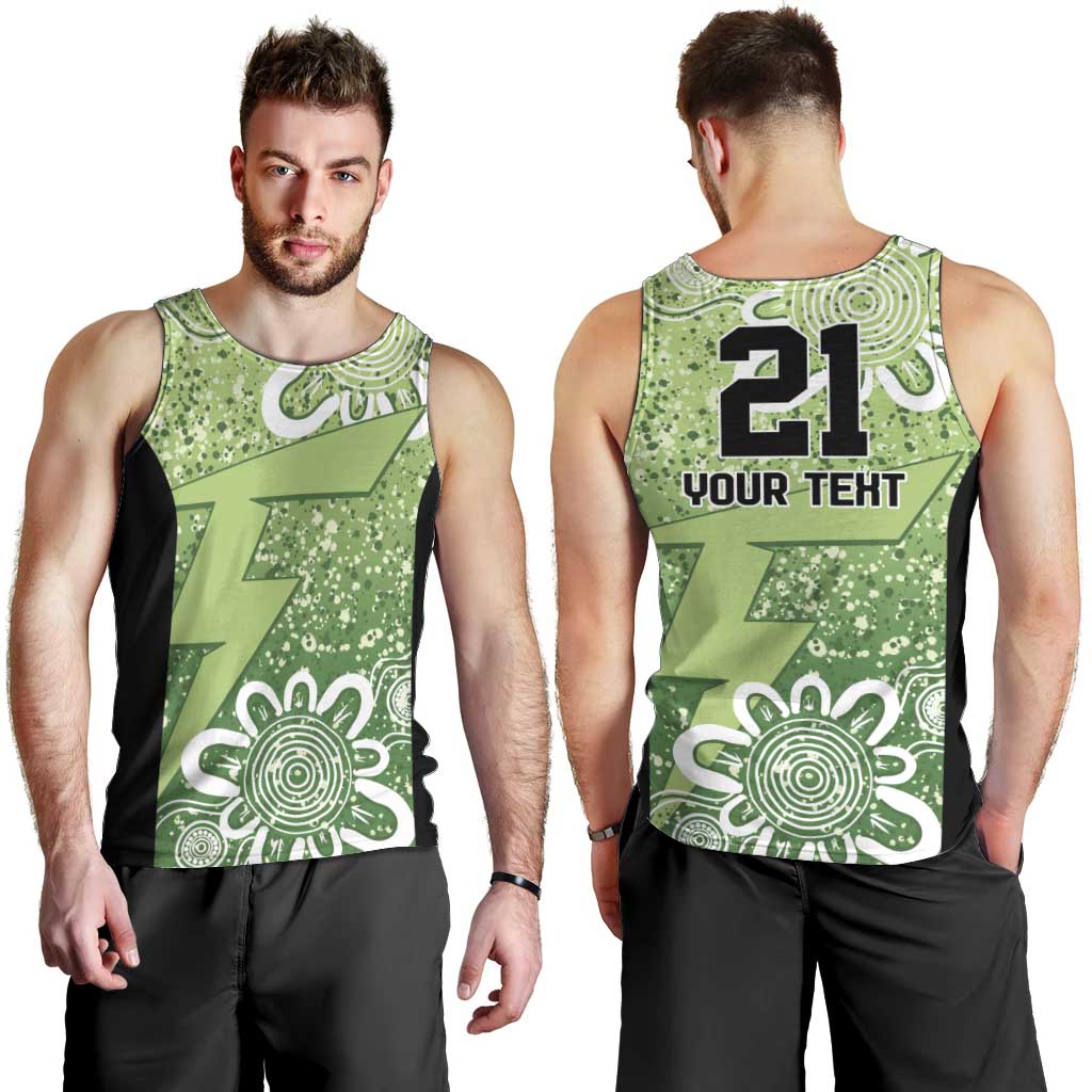 Australian Thunder Cricket Custom Men Tank Top Minimalism Aboriginal - Vibe Hoodie Shop