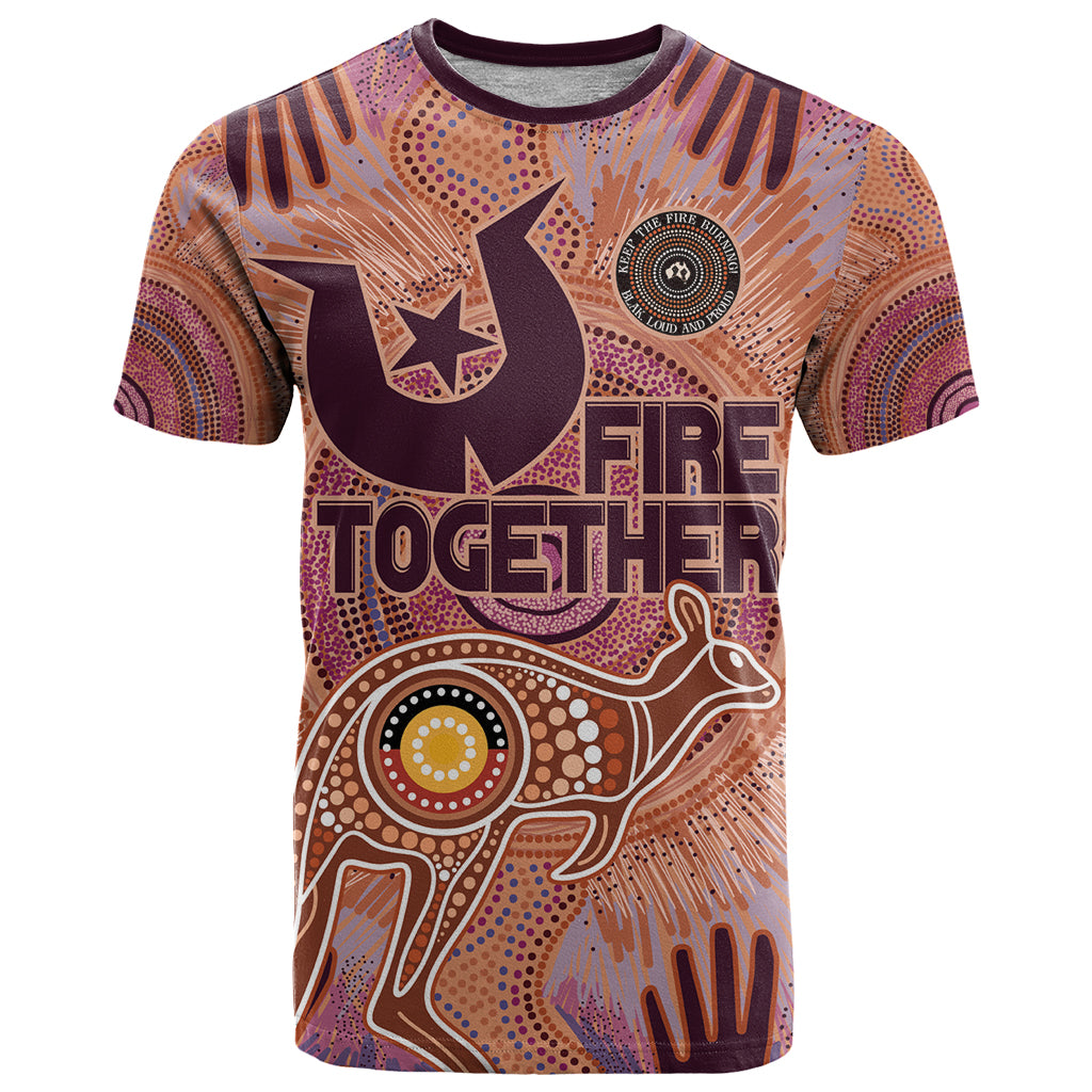 Fire Together NAIDOC 2024 T Shirt Indigenous Cultural Spirit LT9 - Vibe Hoodie Shop